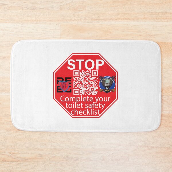 Item preview, Toilet Safety Checklist designed and sold by DaneSullivan.