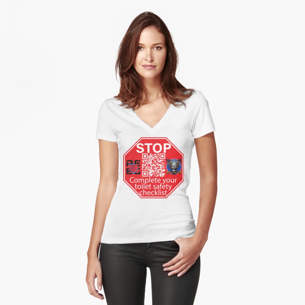 Item preview, Fitted V-Neck T-Shirt designed and sold by DaneSullivan.