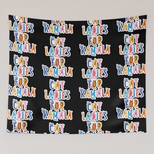 Item preview, Cat Ladies For Kamala Childless Cat Ladies For Harris 2024 designed and sold by GravitiTees.