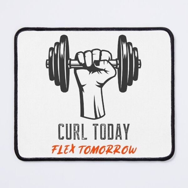 Item preview, Curl Today, Flex Tomorrow designed and sold by SuperstyleTees.