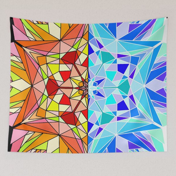 Item preview, Fiery Snowflake Mandala designed and sold by SilverFantasy.