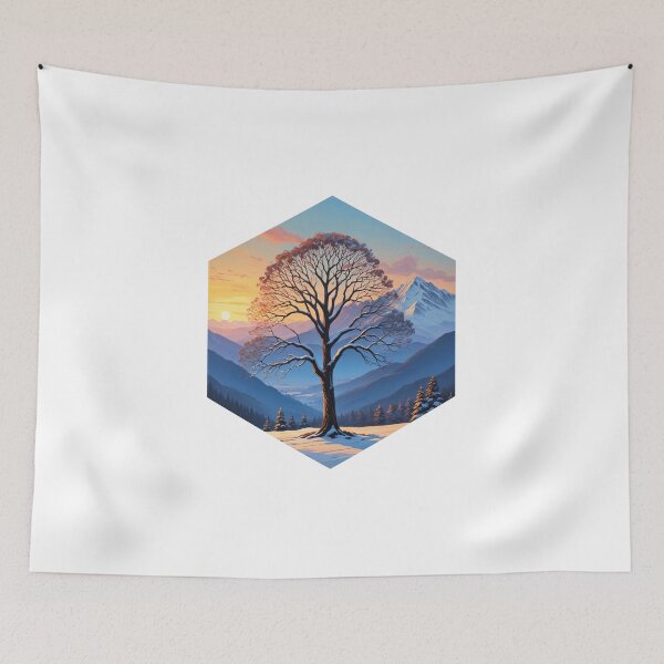Item preview, Minimalist Tree Portrait designed and sold by AbsoluteA.