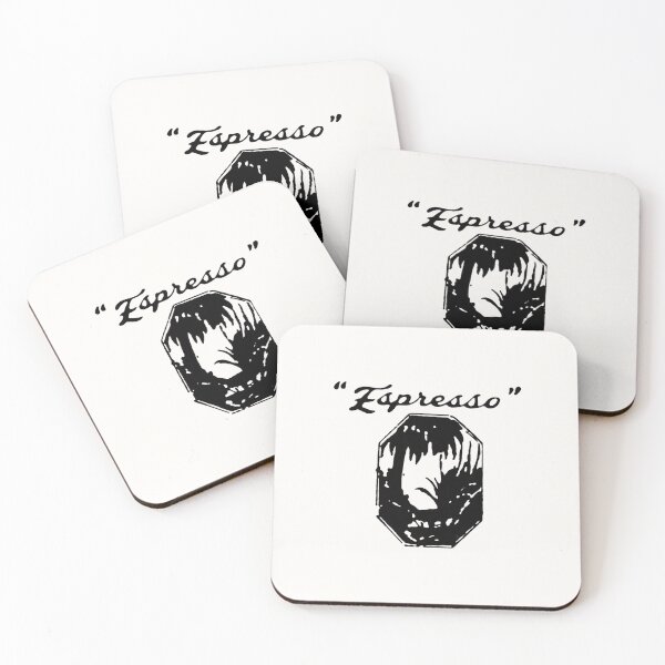 Item preview, “Espresso” Cursive Palm Trees Vacation Vintage Newspaper Advertisement  designed and sold by aestheticqueen.