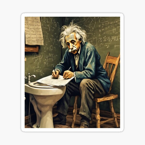 Item preview, "Einstein's Mathematical Reflections" designed and sold by Artisticanvas.