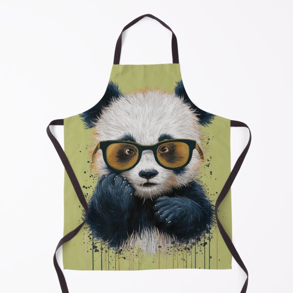 Item preview, Adorable Panda Art Design Winking Panda with Yellow Sunglasses Funny fFce designed and sold by piketo.