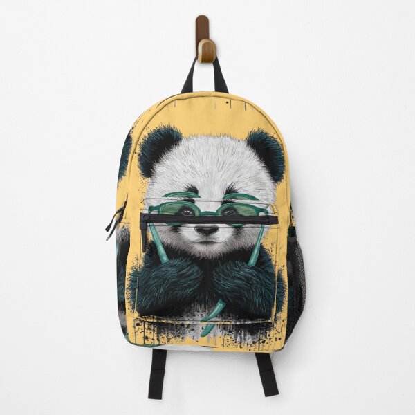Item preview, Adorable Panda Art Winking Panda with Green Sunglasses Cute Little Panda designed and sold by piketo.