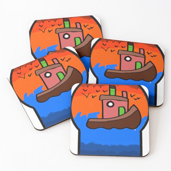 Item preview, Boat Inside A Keyhole designed and sold by KingDickens.