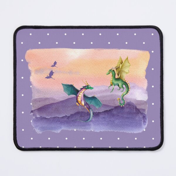 Item preview, Dragons with a Colorful Background designed and sold by WhiteSoftPetals.
