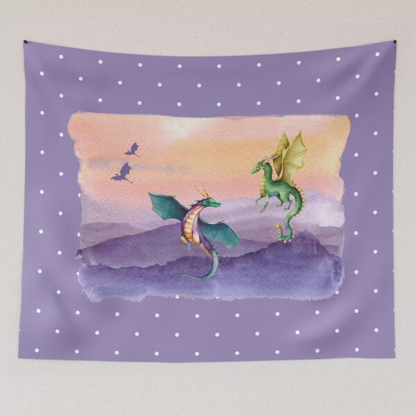 Item preview, Dragons with a Colorful Background designed and sold by WhiteSoftPetals.