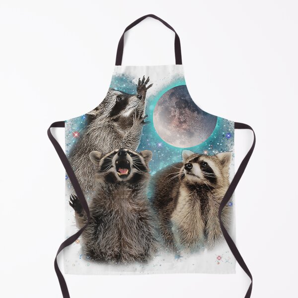 Item preview, Racoon Moon Howling 3 Raccoon Magic Head Funny For Men, Women, Kid designed and sold by OctaviaDoyle.