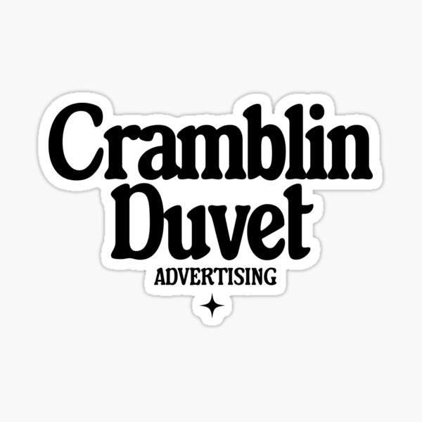 Item preview, Cramblin Duvet Advertising designed and sold by Primotees.