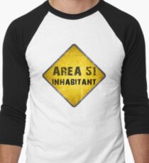 Area 51 Men's Baseball ¾ T-Shirt