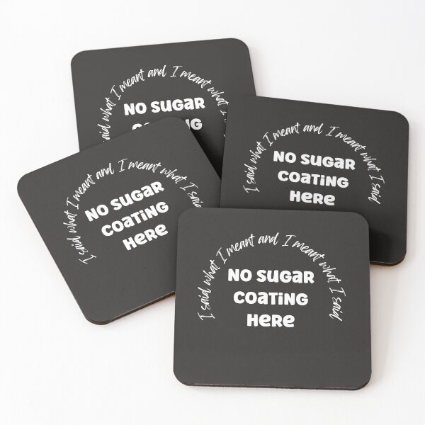 Item preview, No Sugar Coating Here Tshirts designed and sold by Shevonda Thomas.