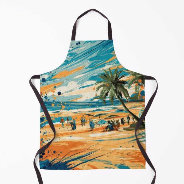 Item preview, Abstract Colorful Beach Scene  designed and sold by calibrit.