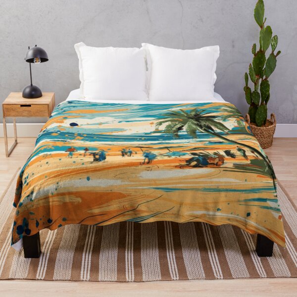 Item preview, Abstract Colorful Beach Scene designed and sold by calibrit.