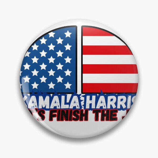 Item preview, Kamala Harris Let's Finish the Job designed and sold by FitEnvy.