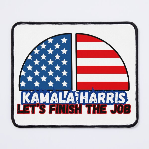 Item preview, Kamala Harris Let's Finish the Job designed and sold by FitEnvy.