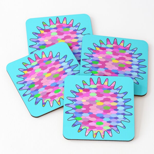 Item preview, Hexa-Flower (4Color/Blue) designed and sold by HaNoFri.