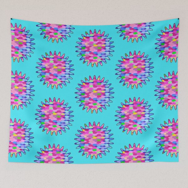 Item preview, Hexa-Flower (4Color/Blue) designed and sold by HaNoFri.