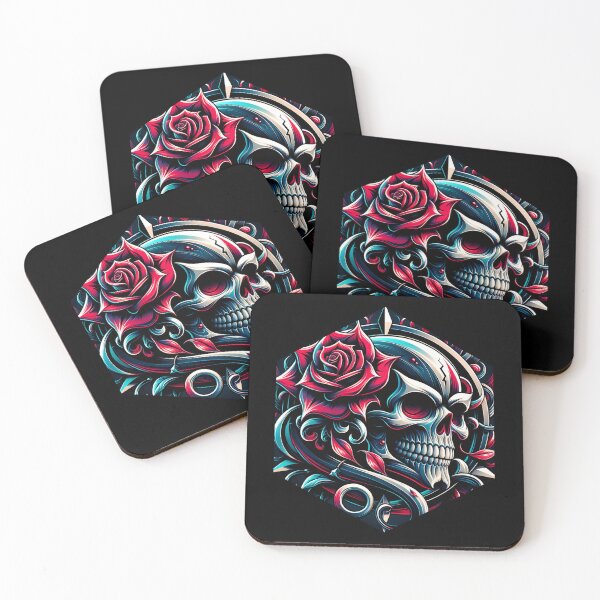 Item preview, Skull and Rose designed and sold by AbsoluteA.