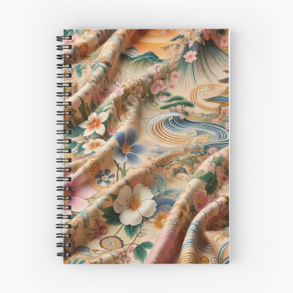 Item preview, Serene Beauty of Kyo Yuzen - Traditional Japanese Silk Art designed and sold by SakuraJapanArt.