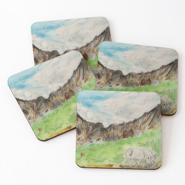 Item preview, A friend on Mt. Bierstadt designed and sold by KelleysCanvas.