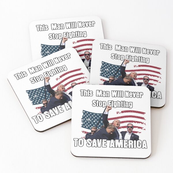 Item preview, Trump Fighting to Save America 2024 designed and sold by nadeloo96.