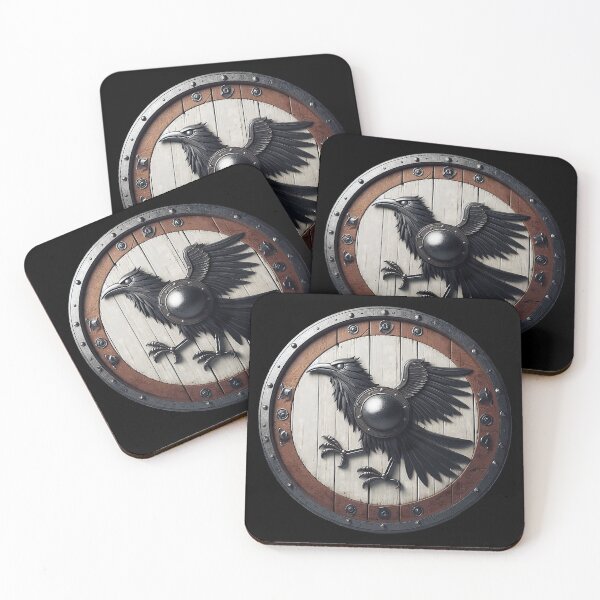 Item preview, Raven of Odin Shield Norse Mythology designed and sold by HolidayT-Shirts.