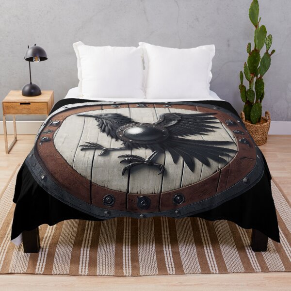 Item preview, Raven of Odin Shield Norse Mythology designed and sold by HolidayT-Shirts.