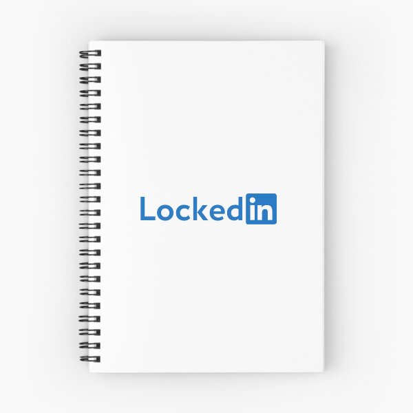 Item preview, LockedIn Parody of LinkedIn Logo Funny Social Media Design designed and sold by onthegrindMugs.