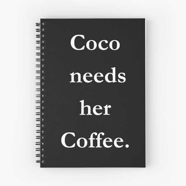 Item preview, Coco Needs Her Coffee Classic Black Tee designed and sold by GeekySexyCool.