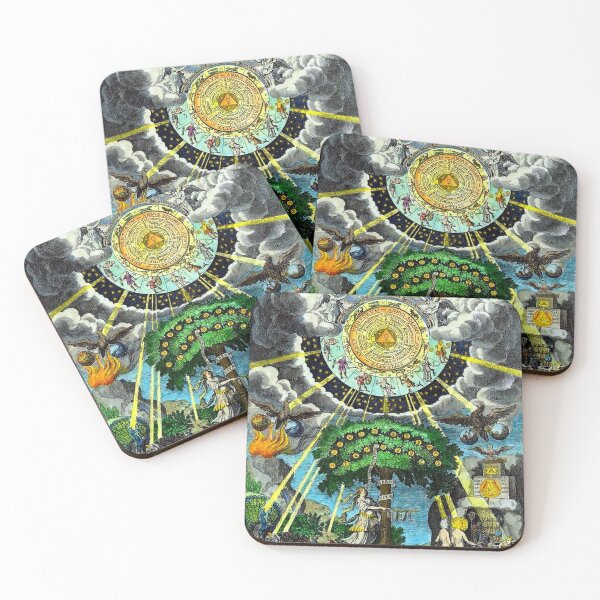 Item preview, ALCHEMICAL HERMETRIC and MYSTICAL EMBLEMS PRINT designed and sold by posterbobs.