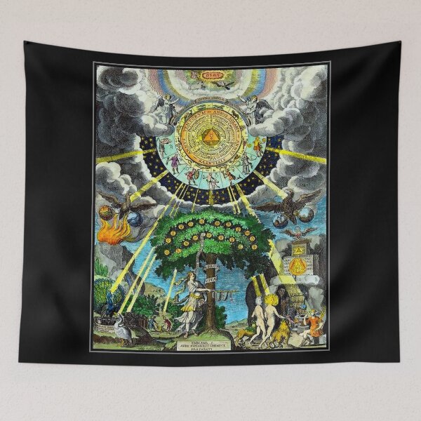 Item preview, ALCHEMICAL HERMETRIC and MYSTICAL EMBLEMS PRINT designed and sold by posterbobs.