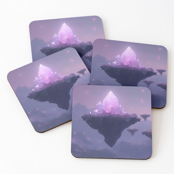 Item preview, Floating Crystal Islands designed and sold by HighrockDesigns.