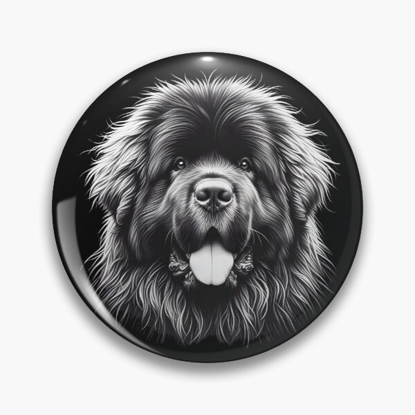 Item preview, Newfaundland Dog Portrait - Newfie Lovers Illustration designed and sold by Oz64.