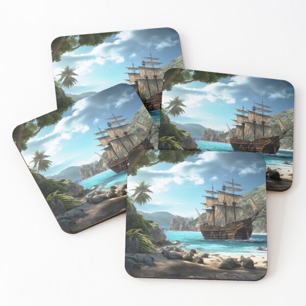 Item preview, Pirate Ship at Anchor designed and sold by Koa-44.