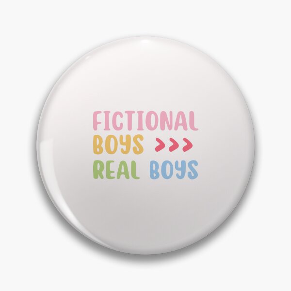Item preview, Fictional boys over real boys designed and sold by Neadoodles.