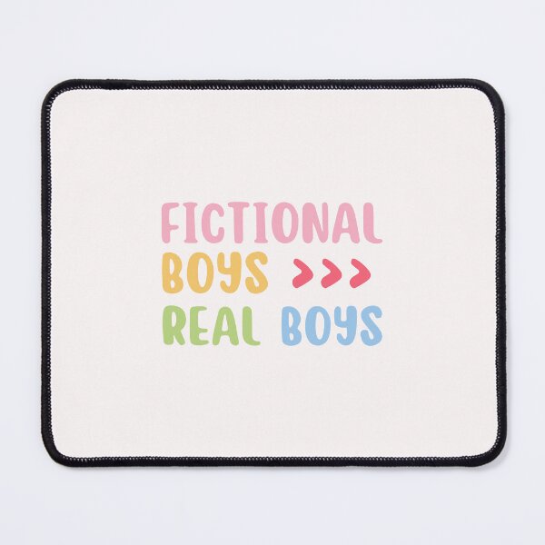 Item preview, Fictional boys over real boys designed and sold by Neadoodles.
