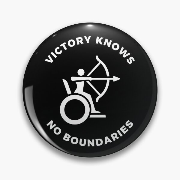 Item preview, Victory Knows No Boundaries Paralympic Games Paris Wheelchair Archery designed and sold by SZPdezigns.