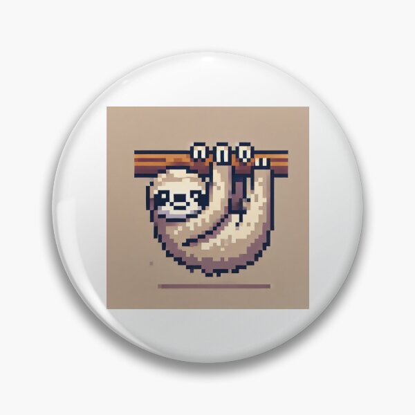 Item preview, Pixel Sloth  designed and sold by RetroPop23.