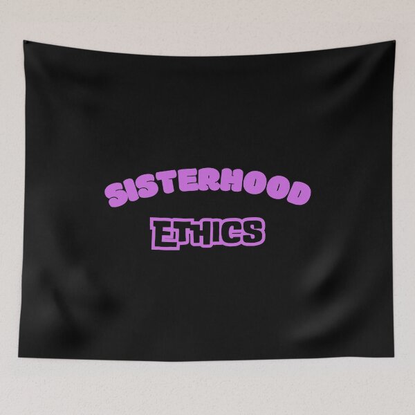 Item preview, "Sisterhood Ethics" Women's Empowerment Design in Purple designed and sold by Artography Designs.