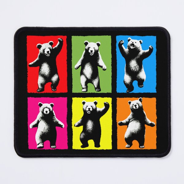 Item preview, Dancing Bears - Pop Art Rave Music Festival designed and sold by Urban-Alien.