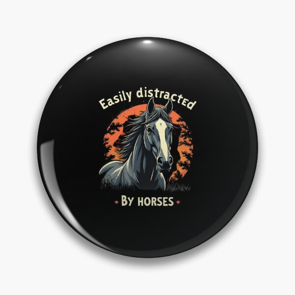 Item preview, Easily Distracted By Horses designed and sold by Alpha555.
