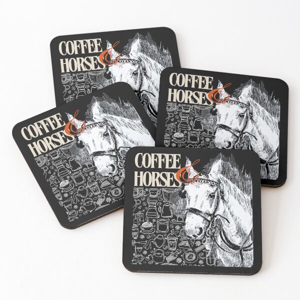 Item preview, Coffee and Horses designed and sold by Life Is Beautiful.