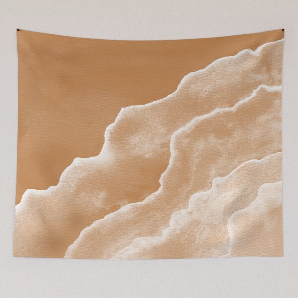 Artikelvorschau, Agate Tide Abstraktes Aquarell - Rost + Schnee entworfen und verkauft von Irene Estelle.