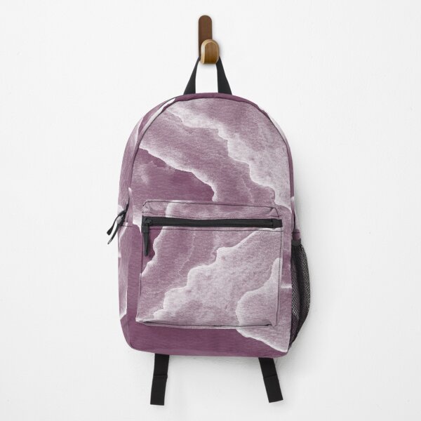 Item preview, Agate Tide Abstract Watercolor Painting - Beet + Snow designed and sold by Irene Estelle.