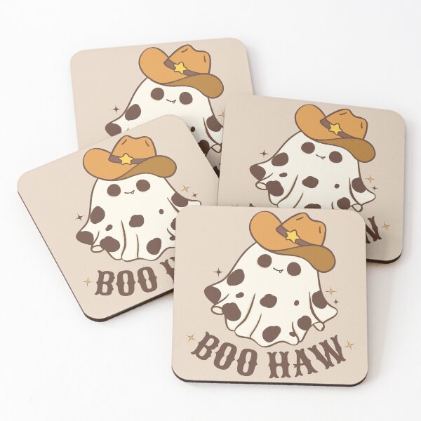 Item preview, Cute Western Halloween Cowboy Ghosts , Cowboy Pattern Howdy Ghouls , Fun Halloween Party  designed and sold by DevlynnDesigns.