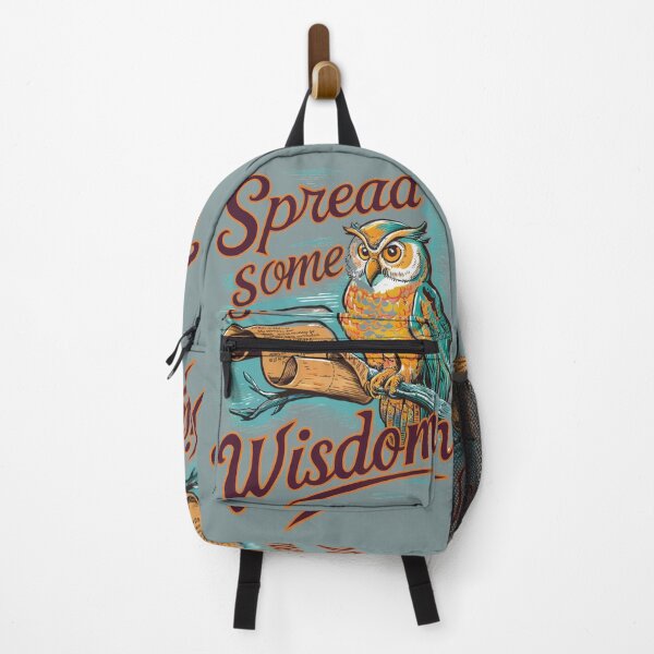 Item preview, Retro Vintage Wisdom Owl T-Shirt Spread Some Wisdom Illustration Phone Case design designed and sold by piketo.
