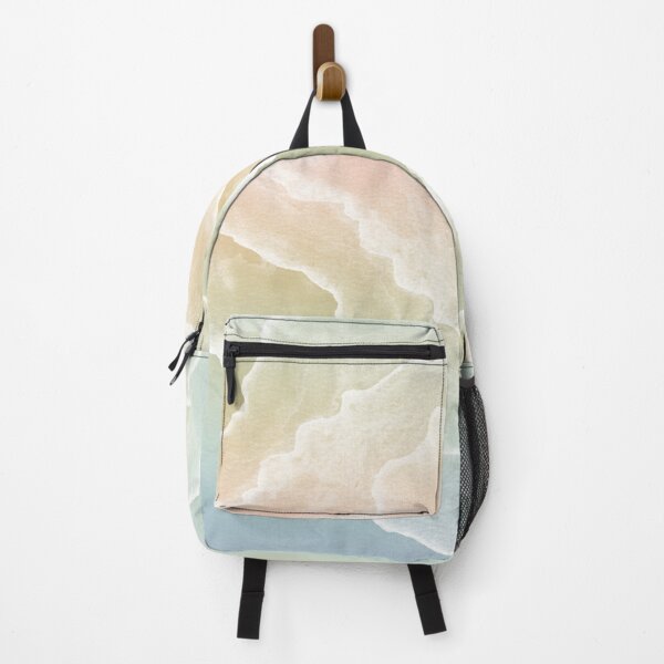 Item preview, Agate Tide Abstract Watercolor Painting - Rainbow Sorbet + Snow designed and sold by Irene Estelle.