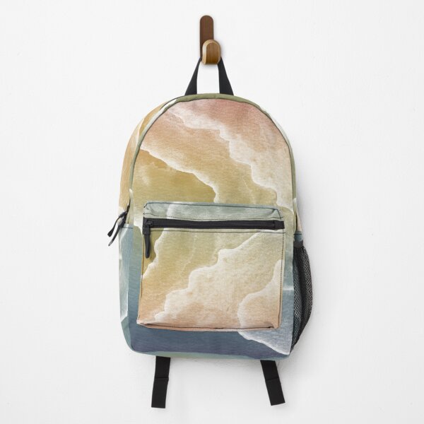 Item preview, Agate Tide Abstract Watercolor Painting - Rainbow Sunset + Snow designed and sold by Irene Estelle.